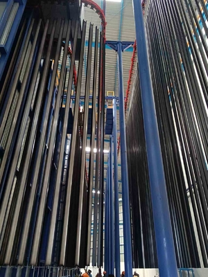PP Double Spray Booth 380V Vertical Powder Coating Line Of Aluminium Alloy Profile With 400m2/T