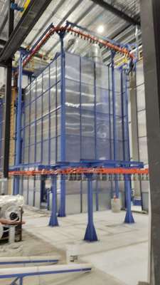 Alminium Profiles Surface Treatment Equipment Vertical Powder Coating Line