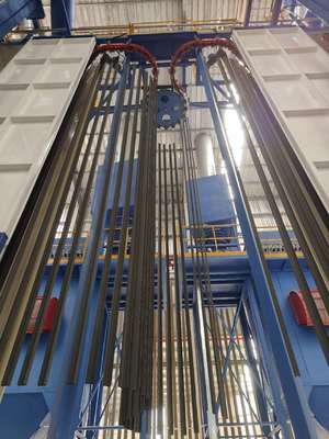Intelligent Control System High Capacity Full-Automatic Vertical Powder Coating Line for Aluminum Profiles