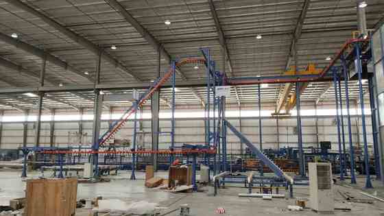 High Performance Customized Capacity for Customers  Vertical Powder Coating Line for Aluminum Profiles