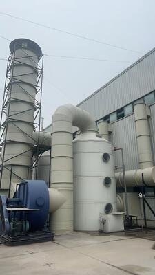 Waste Air Treatment System Vertical Anodizing Production Line for Aluminum Profiles