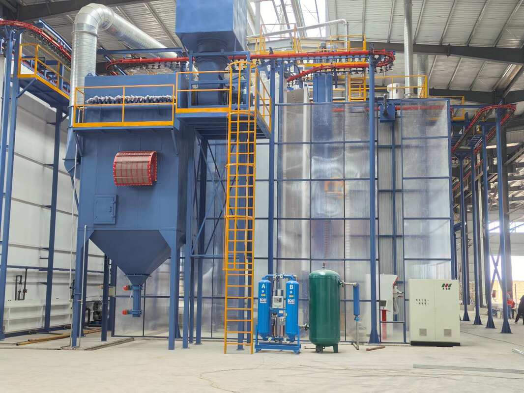 Electrostatic Spraying with High-performance Drying Oven for Aluminium Profiles