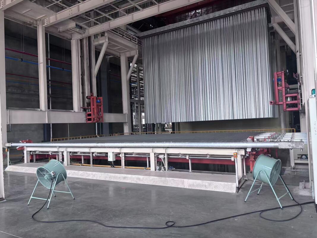 Full-automatic Flipping Table  Vertical Anodizing Production Line for Aluminum Profiles