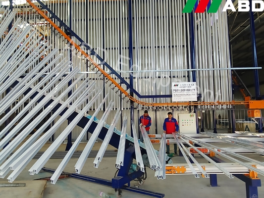 Linha de pintura automática de revestimento de pó 98% Recuperação de pó