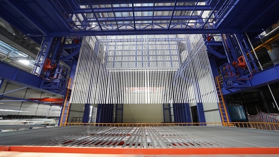 Equipamento de linha de anodização vertical Tratamento da superfície de coloração