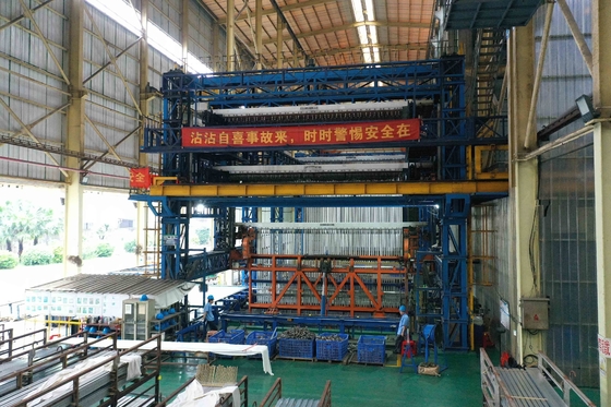 Linha de produção de anodização vertical totalmente automatizada e eletroforese avançada