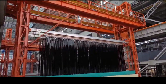 Sistema de controle de computador superior de aquecimento de GNL de alto desempenho Linha de produção de anodização para tratamento de superfície de alumínio Equipamento ABD