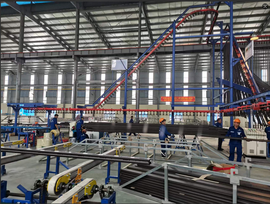Sistema de aquecimento de GLP Linha de produção de revestimento vertical em pó totalmente automática